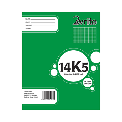 14K5 - Loose Leaf Refill - 2mm Quad/Graph