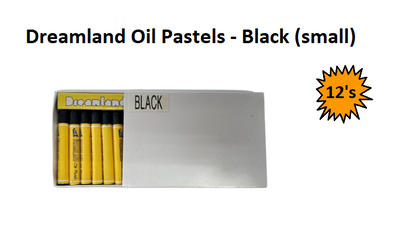 Dreamland Oil Pastels - Small 12's - Black