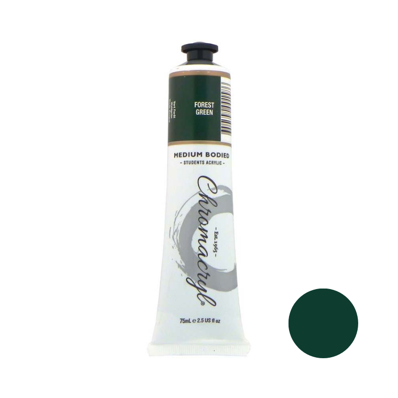 Forest Green 75ml - Chromacryl Acrylic Paint