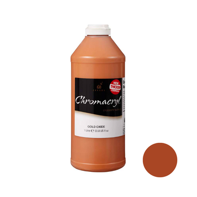 Gold Oxide 1L - Chromacryl Acrylic Paint