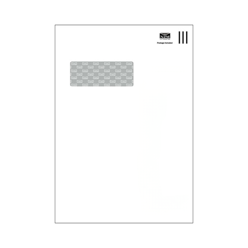 Prepaid C4 Envelopes (E31) - White Window Self Seal - Box of 250