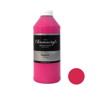 Magenta 1L - Chromacryl Acrylic Paint
