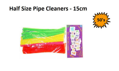 Pipe Cleaners - Assorted 15cm (50pcs)