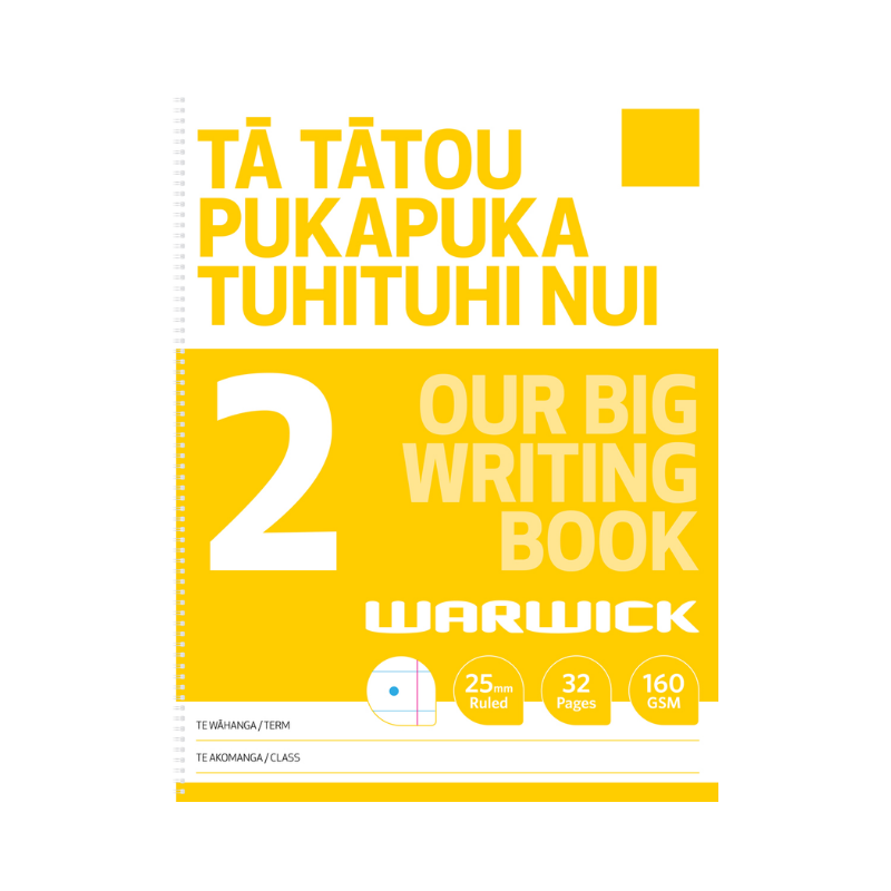 Our Big Writing Modelling Book 2 Half & Full Ruled Alternating 25mm (Warwick)