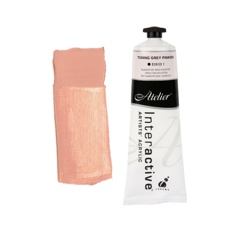 Toning Grey Pinkish 80ml - Atelier Acrylic Paint S1