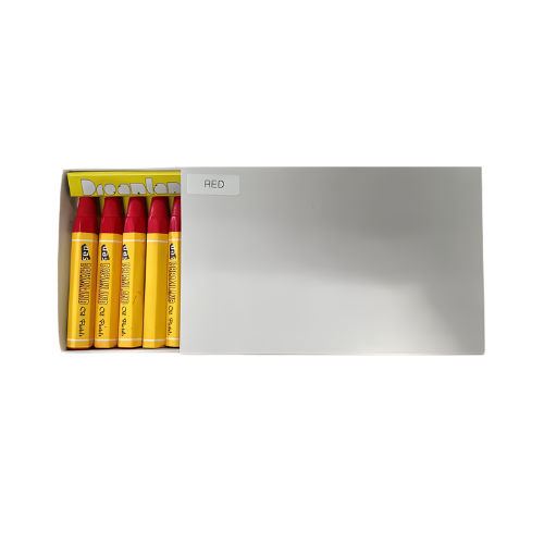 Red Oil Pastels