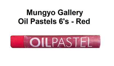 Mungyo Gallery Oil Pastels - Red 6's