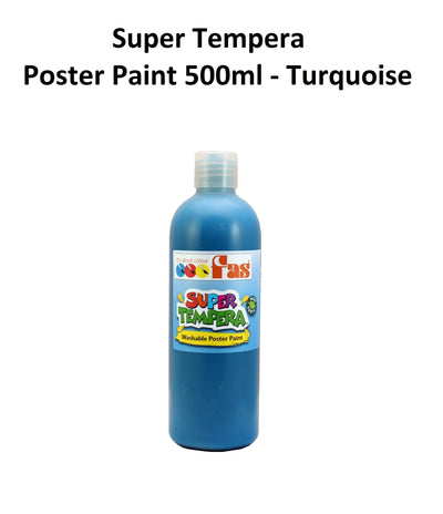 Turquoise 500mL - FAS Super Tempera Poster Paint