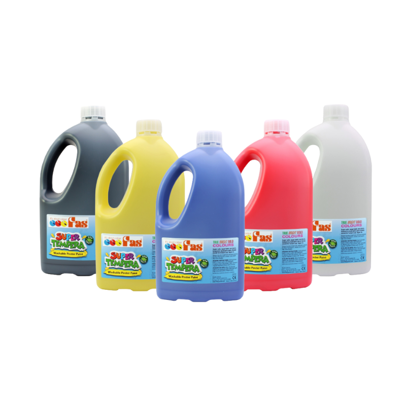 Primary Colour Bundle 2L - FAS Super Tempera Poster Paint
