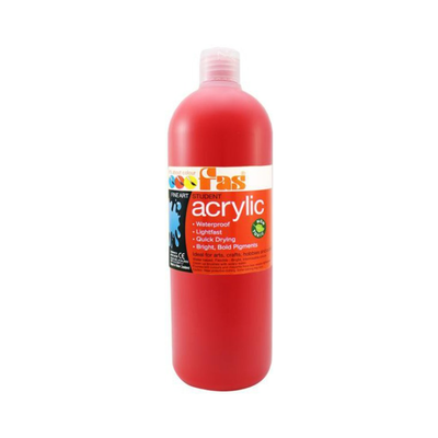Warm Red 1L - FAS Student Acrylic Paint