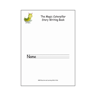 Clever Kiwi - Magic Caterpillar Story Writing Book (12 leaf)