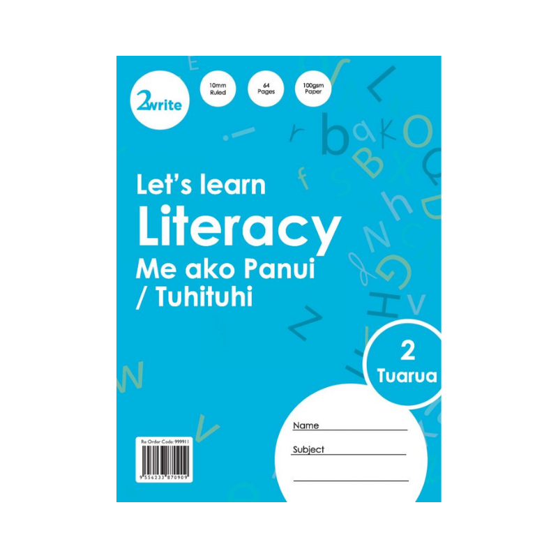 Te Reo - Let's Learn Literacy 2 - 10mm Lined