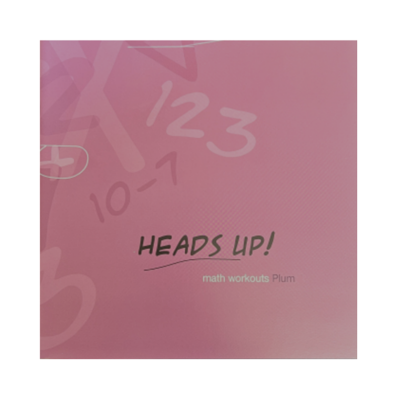 Heads Up Plum Book - 2 Only