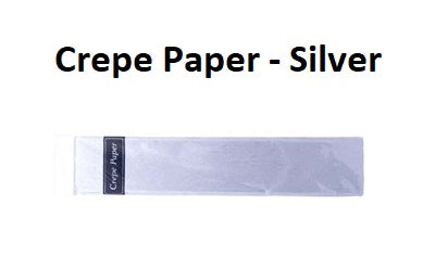 Crepe Paper - Silver