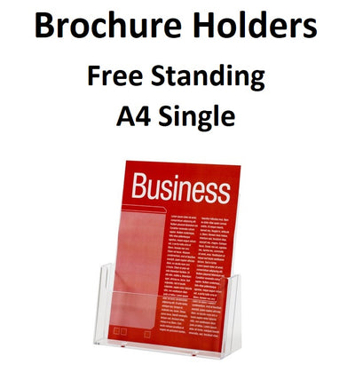 Brochure Holders - Free Standing - A4 - Single