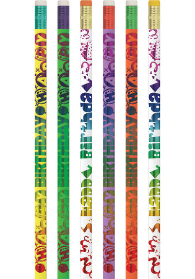Happy Birthday - Merit Pencils (Bundle of 10)
