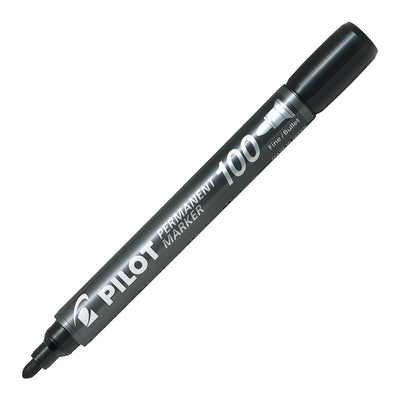 Black - Bullet Tip Pilot SCA 100 Permanent Marker