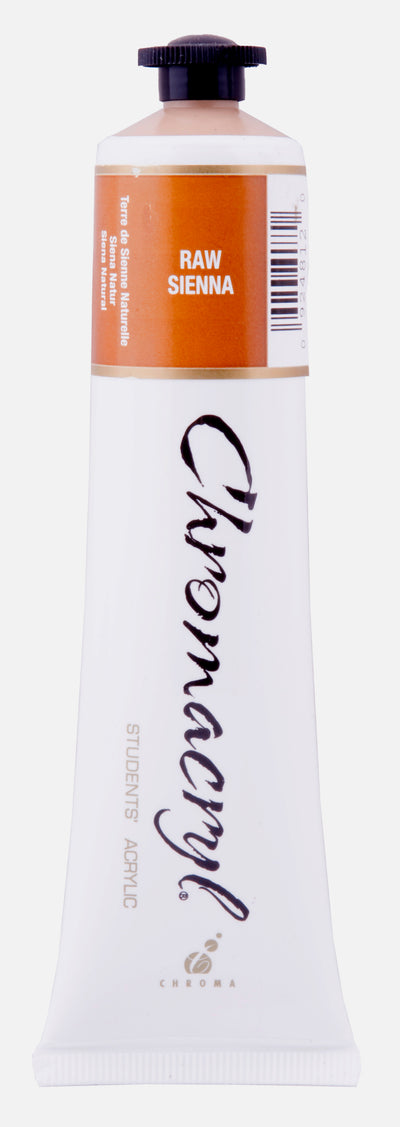 Raw Sienna 75ml - Chromacryl Acrylic Paint