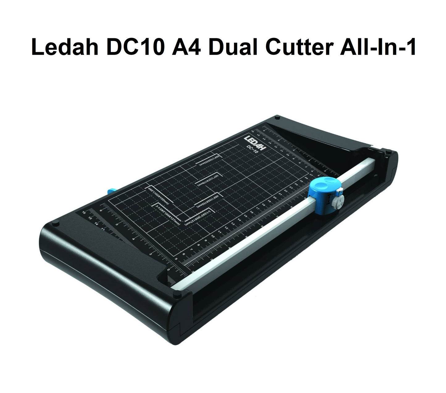 A4 Guillotine & Trimmer - Ledah DC10 Dual Cutter Guillotine / Trimmer