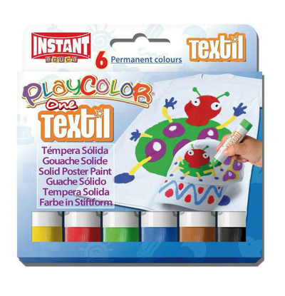 Playcolor One Paint Sticks - Textile 6's