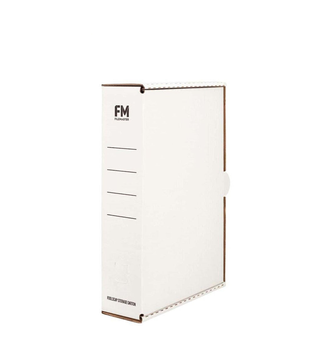 White Foolscap Storage Box