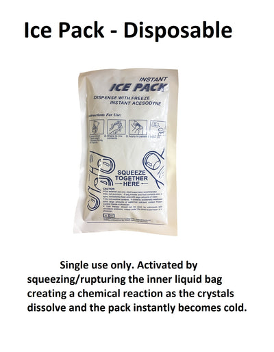 Disposable Instant Ice Pack - Pack of 3