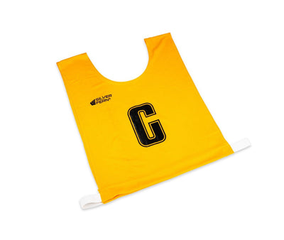 Yellow Netball Bibs