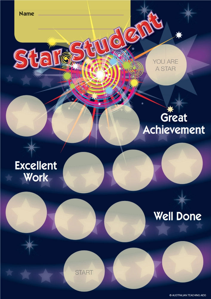 Star Student - Achievement Awards Card (Pack of 20)