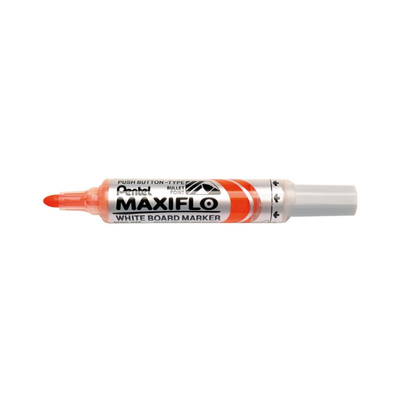 Orange - Bullet Tip Pentel Maxiflo Whiteboard Marker