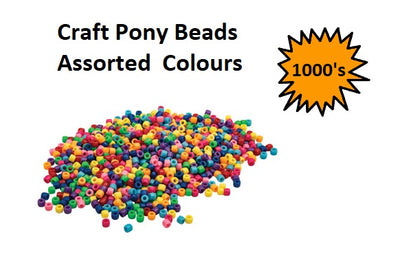 Pony Beads - Standard (1000 pieces)