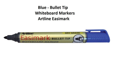 Blue - Bullet Tip Whiteboard Markers Artline Easimark