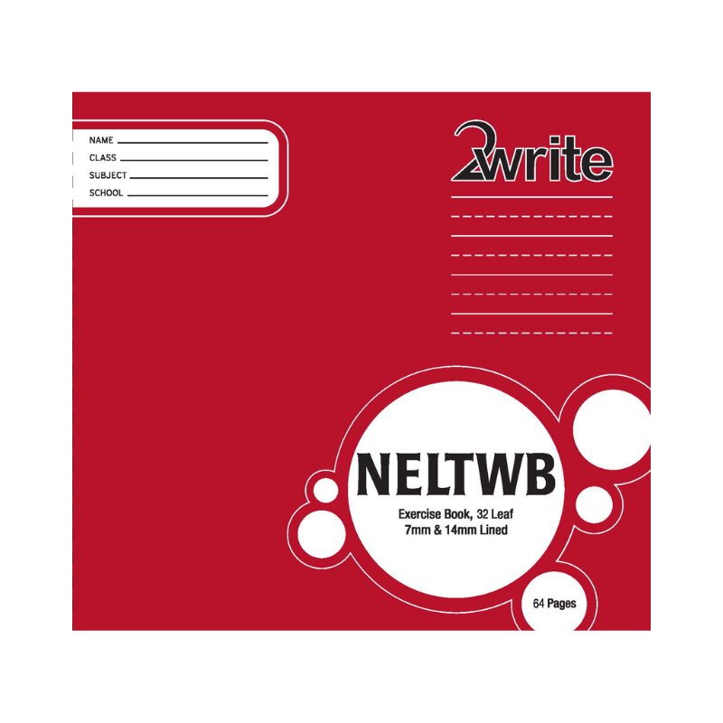 NELTWB - Learn to Write Book - 14mm Lined/7mm Feint