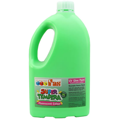 Fluoro Green 2L - FAS Super Tempera Poster Paint