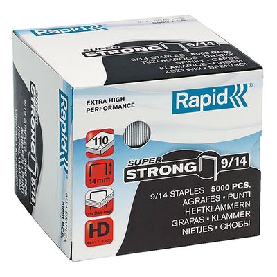 Rapid Staples - 9/14mm - Box of 5000