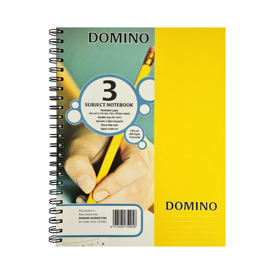 3 Subject A4 Exercise Book - Spiral Bound