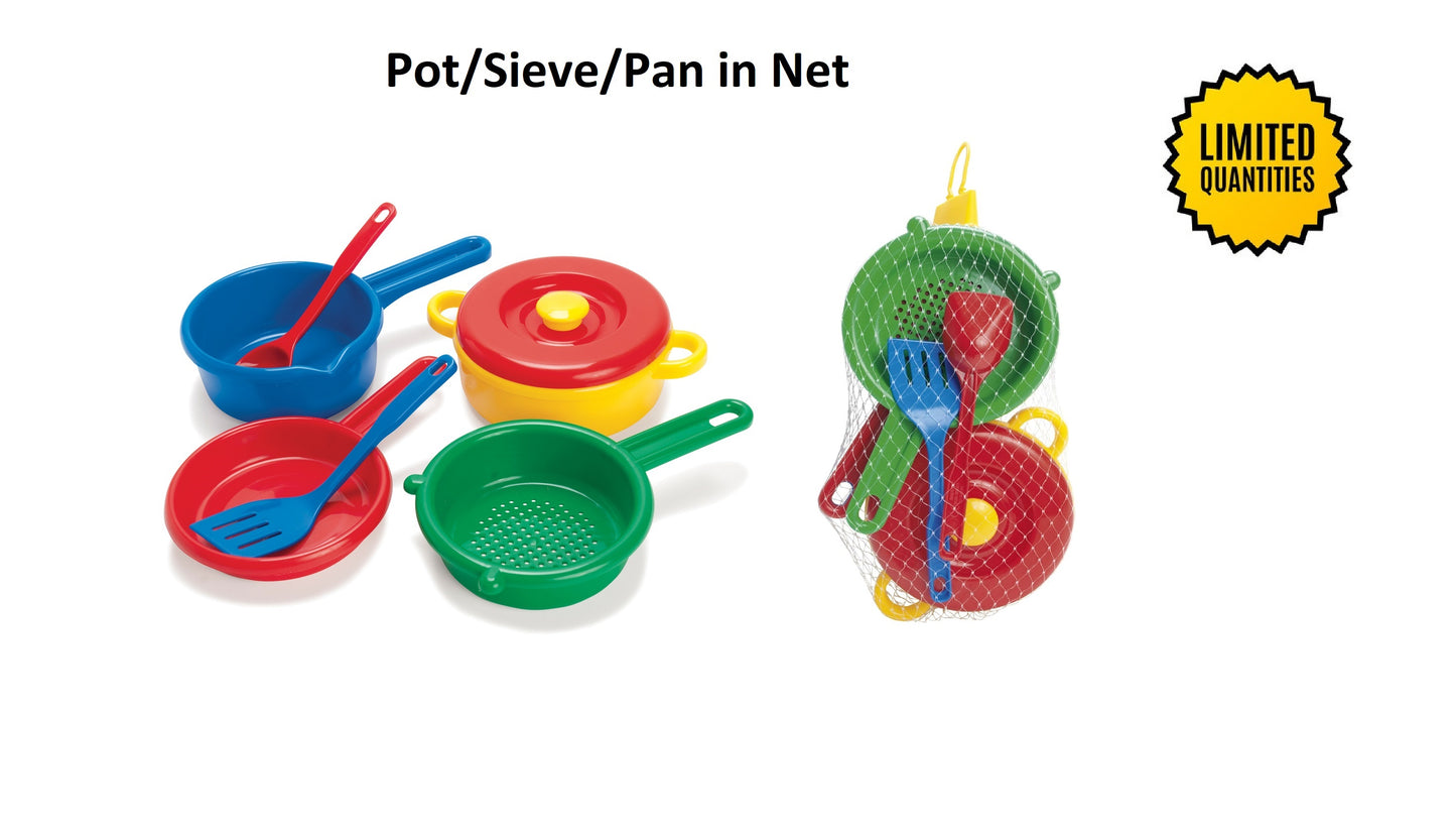 Pots, Pans and Sieve Set