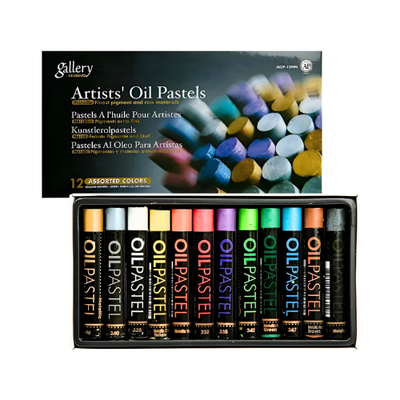 Mungyo Gallery Oil Pastels - Metallic 12's