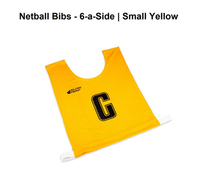 Netball Bibs - 6-a-Side | Small Yellow