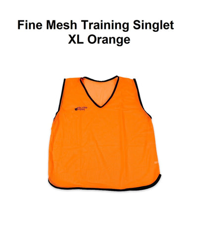 Fine Mesh Training Singlet - XL Orange