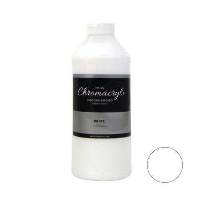 White 1L - Chromacryl Acrylic Paint