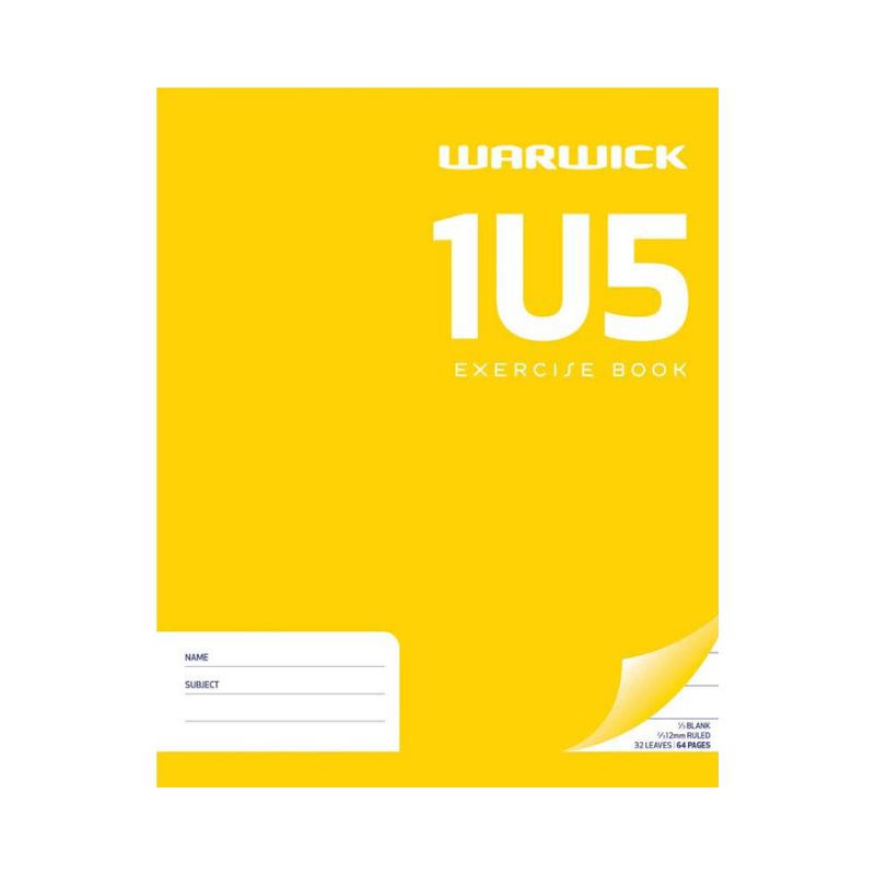 1U5 - Story Book - 12mm Ruled with Picture Space (Warwick)