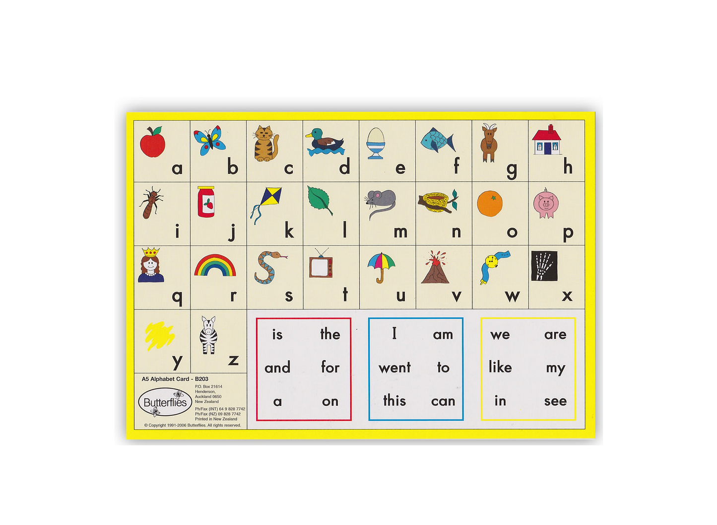 Alphabet Cards