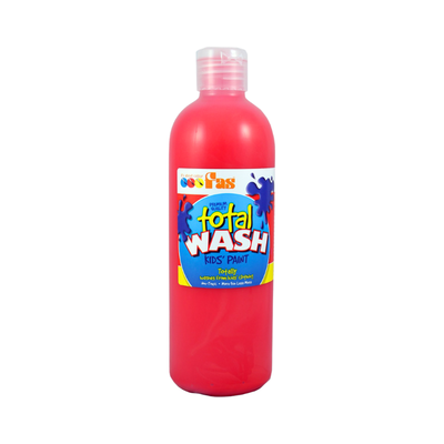 Warm Red 500mL - Total Wash Kids Paint