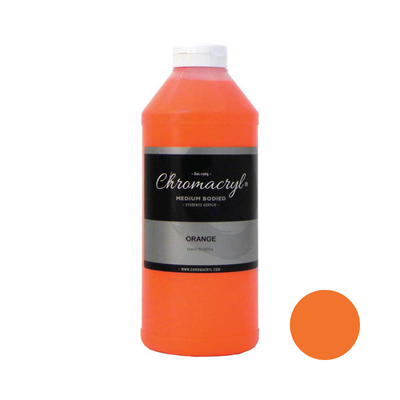Orange 1L - Chromacryl Acrylic Paint