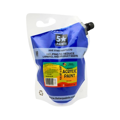 Warm Blue 1.5L - Acrylic Paint Pouch
