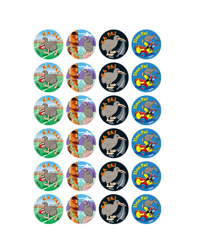 Maori Award Merit Stickers