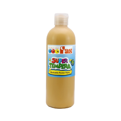 Ochre 500mL - FAS Super Tempera Poster Paint