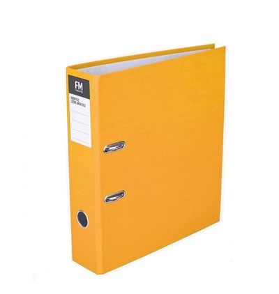 Yellow A4 Rado Lever Arch Files