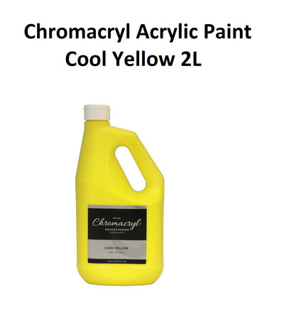Cool Yellow 2L - Chromacryl Acrylic Paint