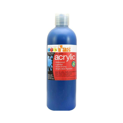 Cool Blue 500mL - FAS Student Acrylic Paint